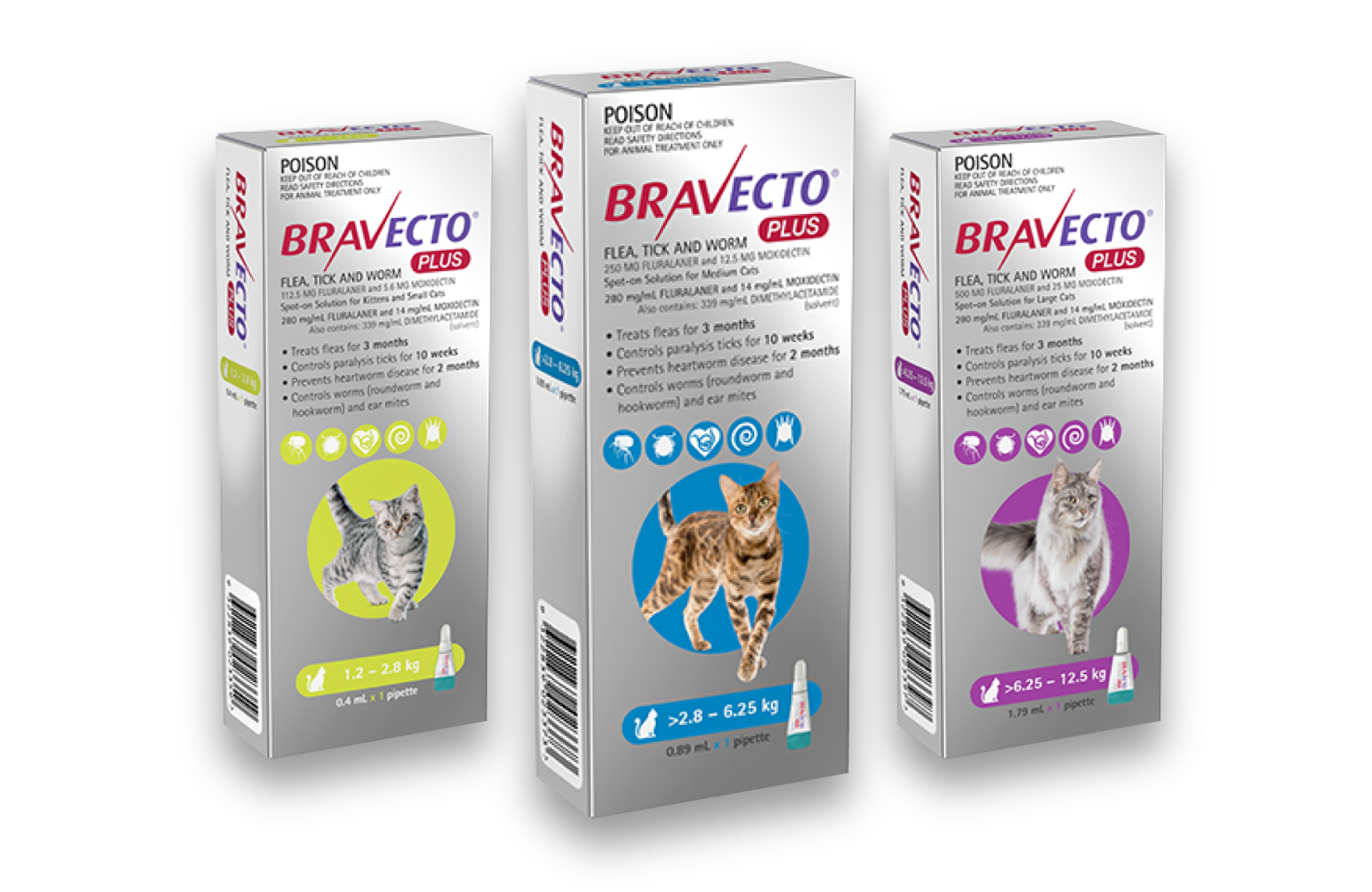 bravecto cats packaging